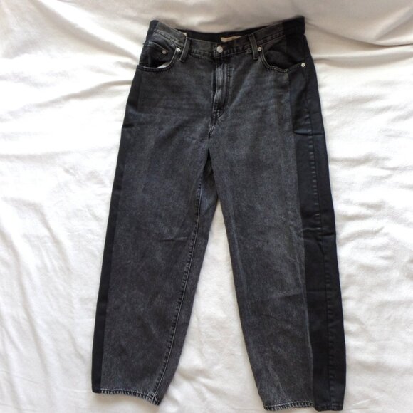 Levi’s® Jean BLACK TUXEDO STRIPE Urban Outfitters Wash Black 32" x 32" NWOT - Picture 6 of 10